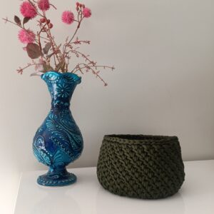 Koszyk Handmade 15cm - Oliwka