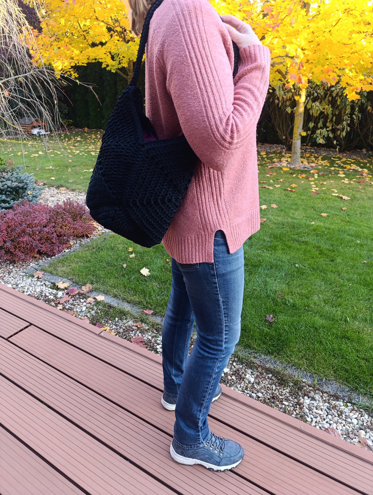 Torba shopperka Handmade - Hexagon - obrazek 2