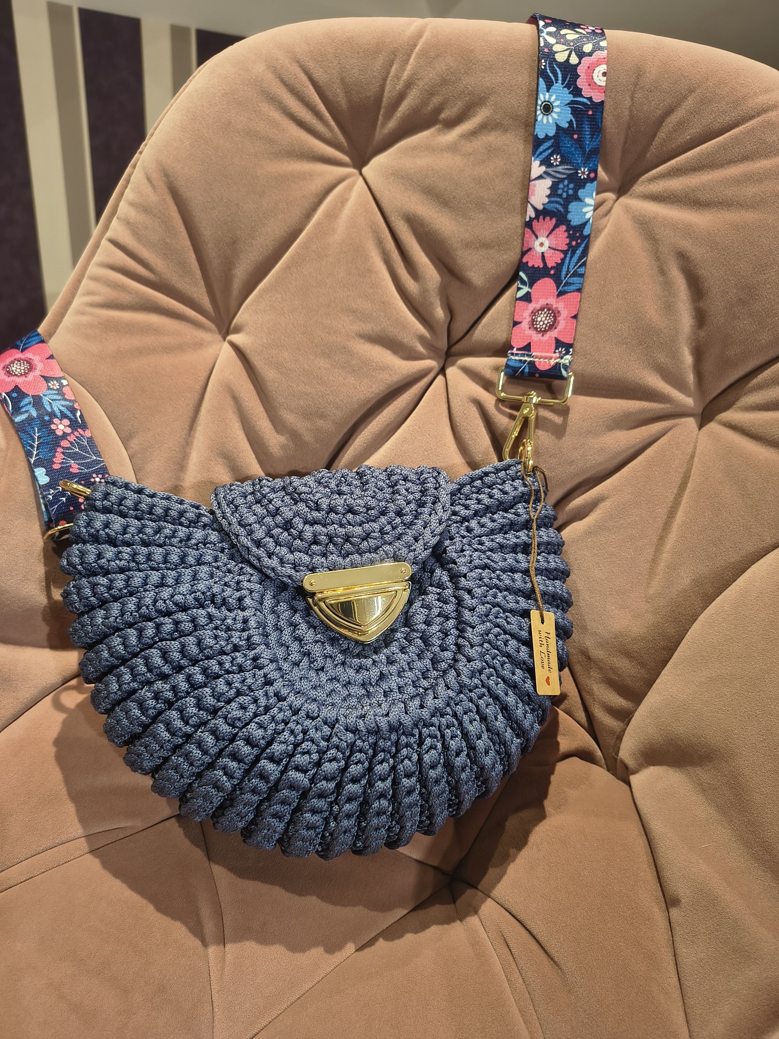 Torebka Handmade - Oreo Jeans Midi