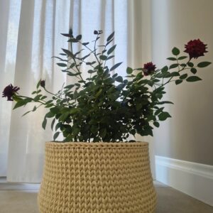 Osłonka Handmade - Ecru Bloom XL