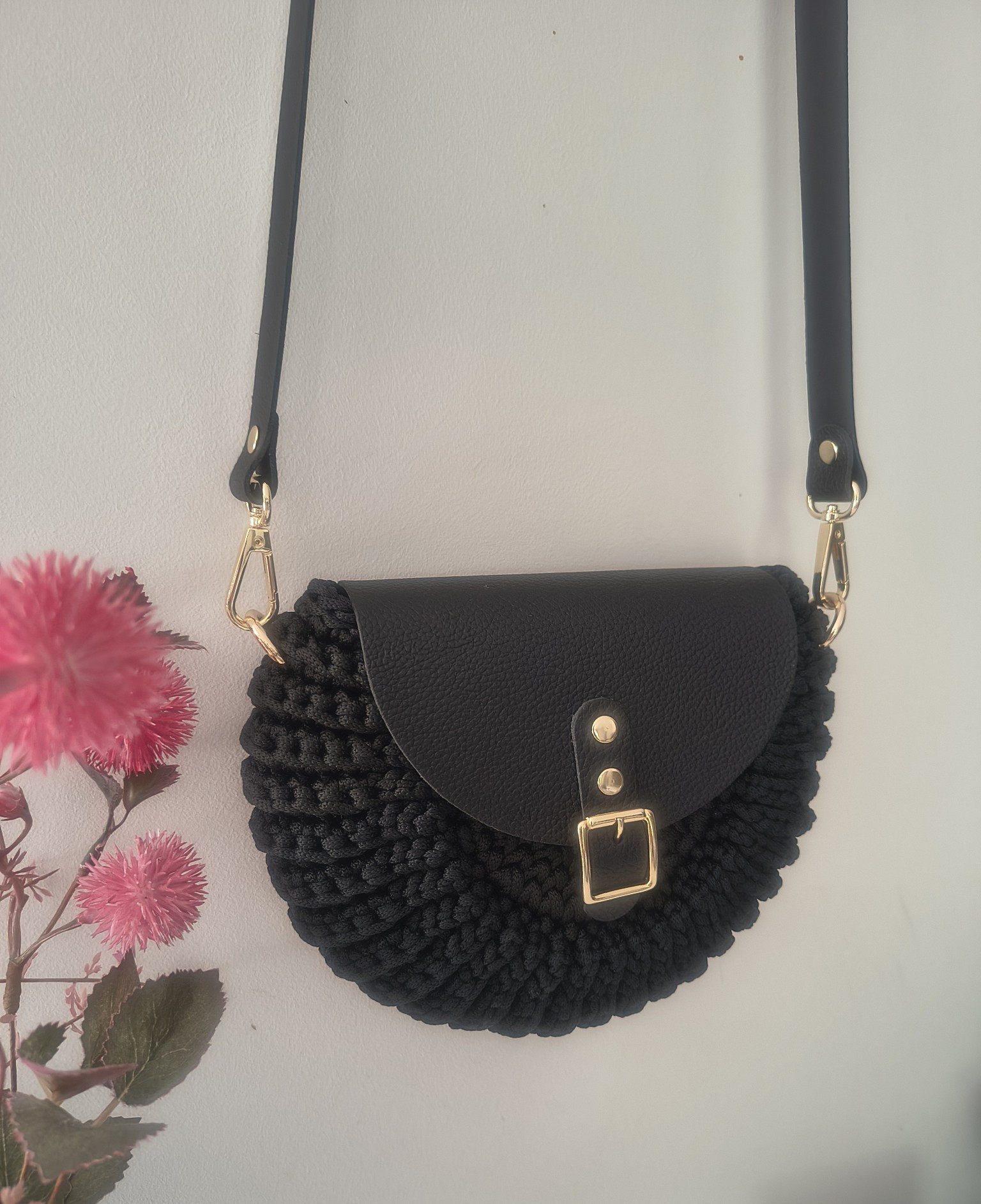 Torebka Handmade - Oreo Black Elegance