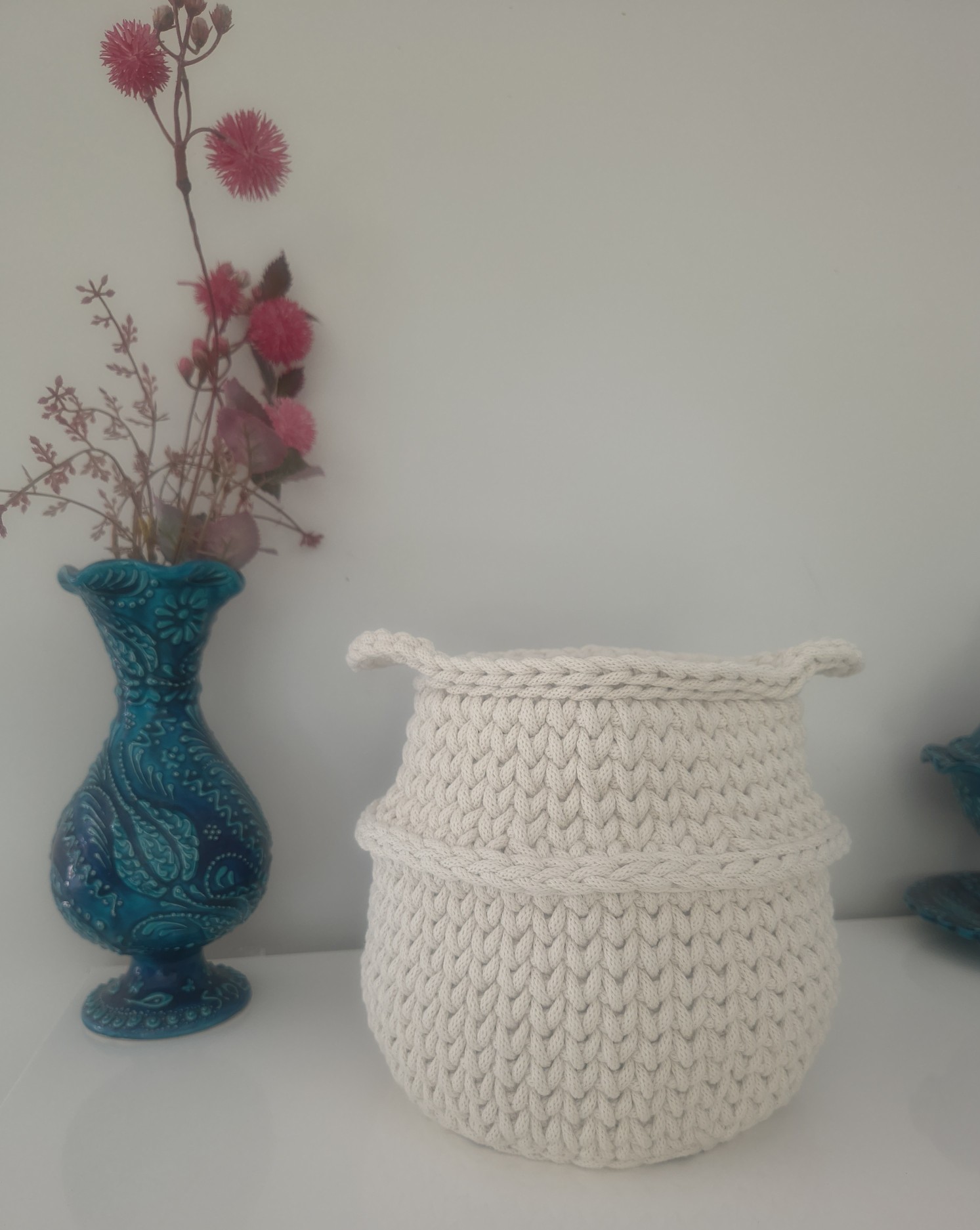 Osłonka na doniczkę - Boho Natural - obrazek 2